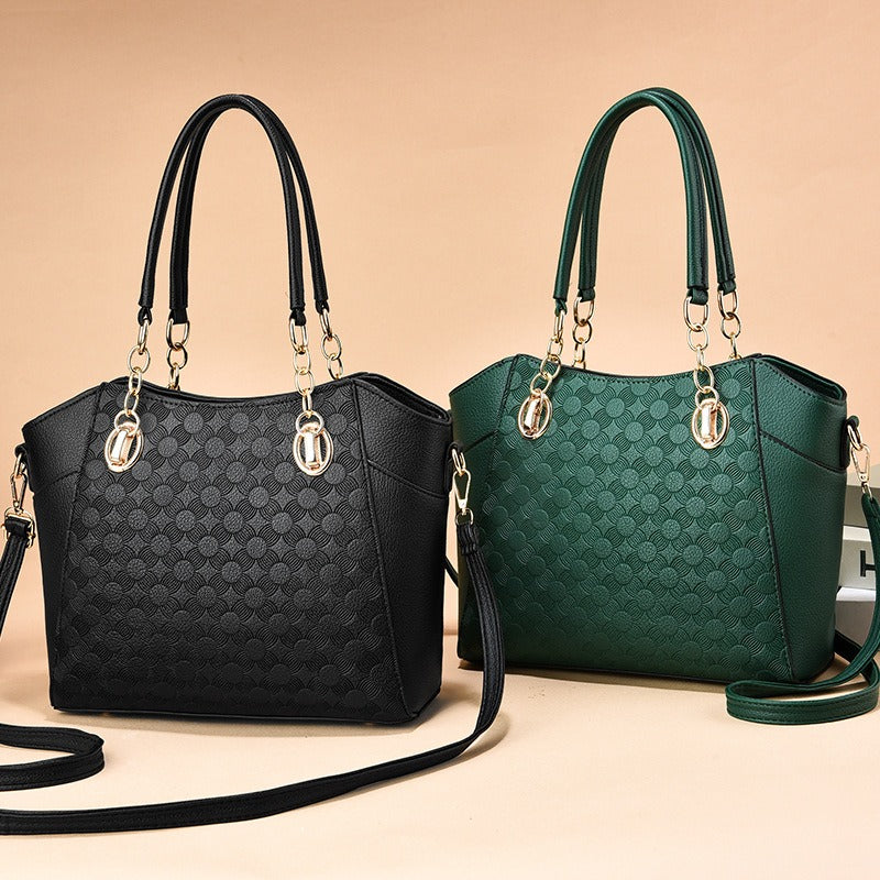 Stylish Large-Capacity Tote Bag – Autumn & Winter PU Leather Handbag